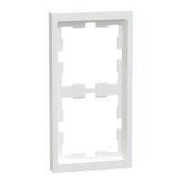 MERTEN  2-fach Steckdosenrahmen weiß 15,2 x 8,1 cm,...
