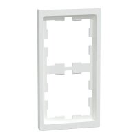 MERTEN  2-fach Steckdosenrahmen weiß 15,2 x 8,1 cm,...