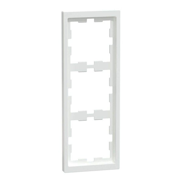 MERTEN  3-fach Steckdosenrahmen weiß 22,3 x 8,1 cm, 1 St.