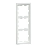 MERTEN  3-fach Steckdosenrahmen weiß 22,3 x 8,1 cm,...