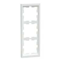 MERTEN  3-fach Steckdosenrahmen weiß 22,3 x 8,1 cm,...