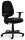 Mayer Bürostuhl myALPHA Stoff schwarz, Gestell schwarz