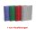 OXFORD Notizbuch Office Essentials DIN A4 kariert, blau/grün/rot/grau Softcover   ( 100100923 )