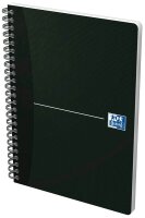 OXFORD Collegeblock Office Essentials Spiralbuch kariert DIN A5 ohne Rand, 1 Block