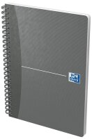 OXFORD Collegeblock Office Essentials Spiralbuch kariert DIN A5 ohne Rand, 1 Block