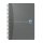 OXFORD Collegeblock Office Essentials Spiralbuch kariert DIN A5 ohne Rand, 1 Block