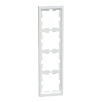 MERTEN  4-fach Steckdosenrahmen weiß 29,4 x 8,1 cm,...