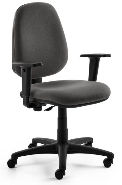 Mayer Bürostuhl myALPHA Stoff anthrazit, Gestell schwarz