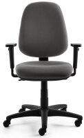 Mayer Bürostuhl myALPHA Stoff anthrazit, Gestell schwarz
