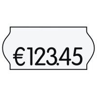 CreenLine Preisetiketten weiß ablösbar 22,0 x...