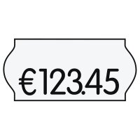 CreenLine Preisetiketten weiß ablösbar 22,0 x...