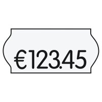 CreenLine Preisetiketten weiß ablösbar 22,0 x...