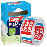 tesa ECO & CRYSTAL 59032 Klebefilm transparent 19,0 mm x 10,0 m 1 Rolle