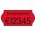 CreenLine Preisetiketten leuchtrot permanent 22,0 x 12,0 mm, 36 Rollen