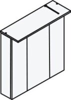 MÖBELPARTNER Spiegelschrank Jelda 142296 weiß...