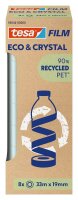 tesa ECO & CRYSTAL Klebefilm transparent 19,0 mm x 33,0 m 8 Rollen