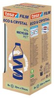 tesa ECO & CRYSTAL Klebefilm transparent 19,0 mm x 33,0 m 8 Rollen