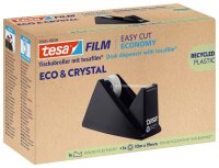 tesa Tischabroller ECO & CRYSTAL schwarz
