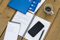 OXFORD Collegeblock Office Essentials kariert DIN A4 ohne Rand, 1 Block