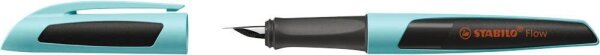 STABILO Flow Sporty Patronenfüller hellblau/schwarz M (mittel), 1 St.