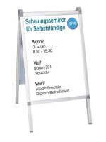 Showdown® Displays Kundenstopper Prime silber DIN A1...