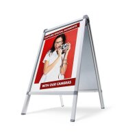 Showdown® Displays Kundenstopper Prime silber DIN A1...