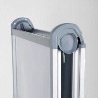 Showdown® Displays Kundenstopper Prime silber DIN A1 2 Fächer 64,0 x 80,0 x 110,0 cm, 1 St.