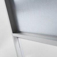 Showdown® Displays Kundenstopper Prime silber DIN A1 2 Fächer 64,0 x 80,0 x 110,0 cm, 1 St.