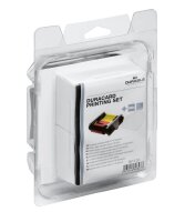 DURABLE YMCKO-Farbband und 100 Plastikkarten (0,76 mm)...