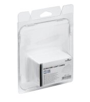 DURABLE DURACARD dünn Blanko-Plastikkarten weiß, 100 St.