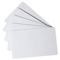 DURABLE DURACARD dünn Blanko-Plastikkarten weiß, 100 St.