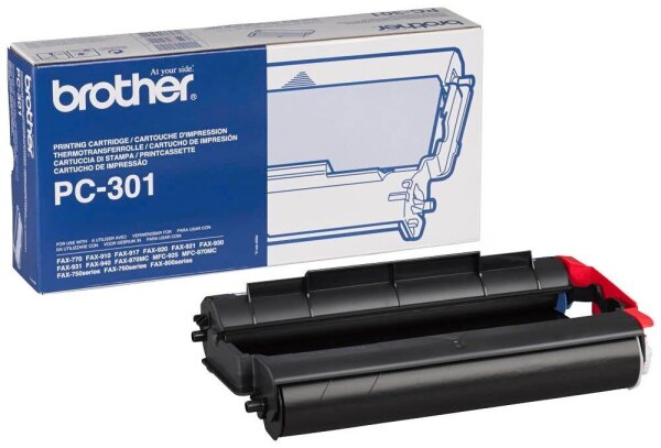brother PC-301 schwarz Thermo-Druckfolie, 1 Rolle