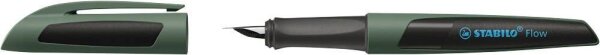 STABILO Flow Sporty Patronenfüller khaki/schwarz M (mittel), 1 St.