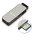 hama Multi-microSD, SD, MultiMediaCard-Kartenleser silber