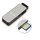 hama Multi-microSD, SD, MultiMediaCard-Kartenleser silber