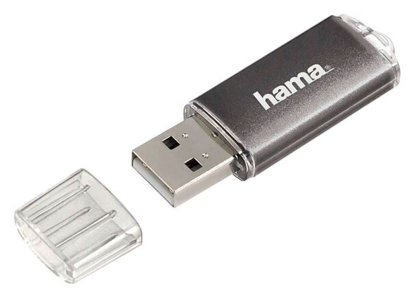 hama USB-Stick Laeta grau 16 GB, 1 St.