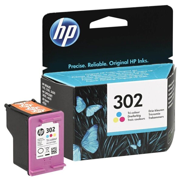 HP 302 (F6U65AE) color Druckerpatrone  ( F6U65AE )