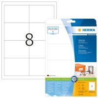 HERMA Etiketten 4359 weiß 97,0 x 67,7 mm, 25 Blatt
