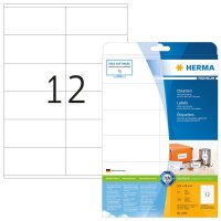 HERMA Etiketten 4363 weiß 105,0 x 48,0 mm, 25 Blatt