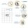 HERMA Etiketten 4366 gelb 45,7 x 21,2 mm, 20 Blatt