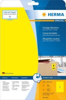 HERMA Etiketten 4421 gelb 210,0 x 297,0 mm, 20 Blatt