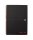 OXFORD Collegeblock Black nRed Spiralbuch kariert DIN A4 ohne Rand, 1 Block