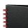 OXFORD Collegeblock Black nRed Spiralbuch kariert DIN A5 ohne Rand, 1 Block