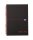 OXFORD Collegeblock Black nRed Spiralbuch kariert DIN A5 ohne Rand, 1 Block