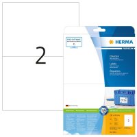 HERMA Etiketten 5064 weiß 210,0 x 148,0 mm, 25 Blatt