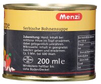 Menzi serbische Bohnensuppe Eintopf 5x 200,0 ml, 5 St.
