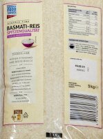 EDEKA Basmati Reis 5,0 kg, 1 Pack