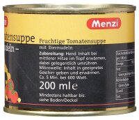 Menzi fruchtige Tomatensuppe mit Eiernudeln Eintopf 5x 200,0 ml, 5 St.