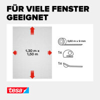 tesa Fliegengitter Insect Stop Comfort anthrazit 1,3 x 1,5 m