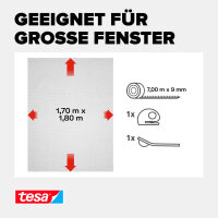 tesa Fliegengitter Insect Stop Comfort anthrazit 1,7 x 1,8 m